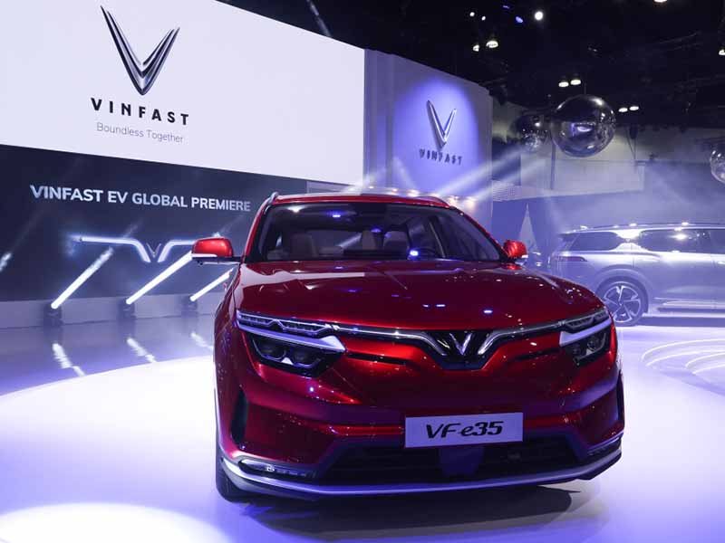 Ô tô điện VinFast VF e35 ra mắt tại Mỹ